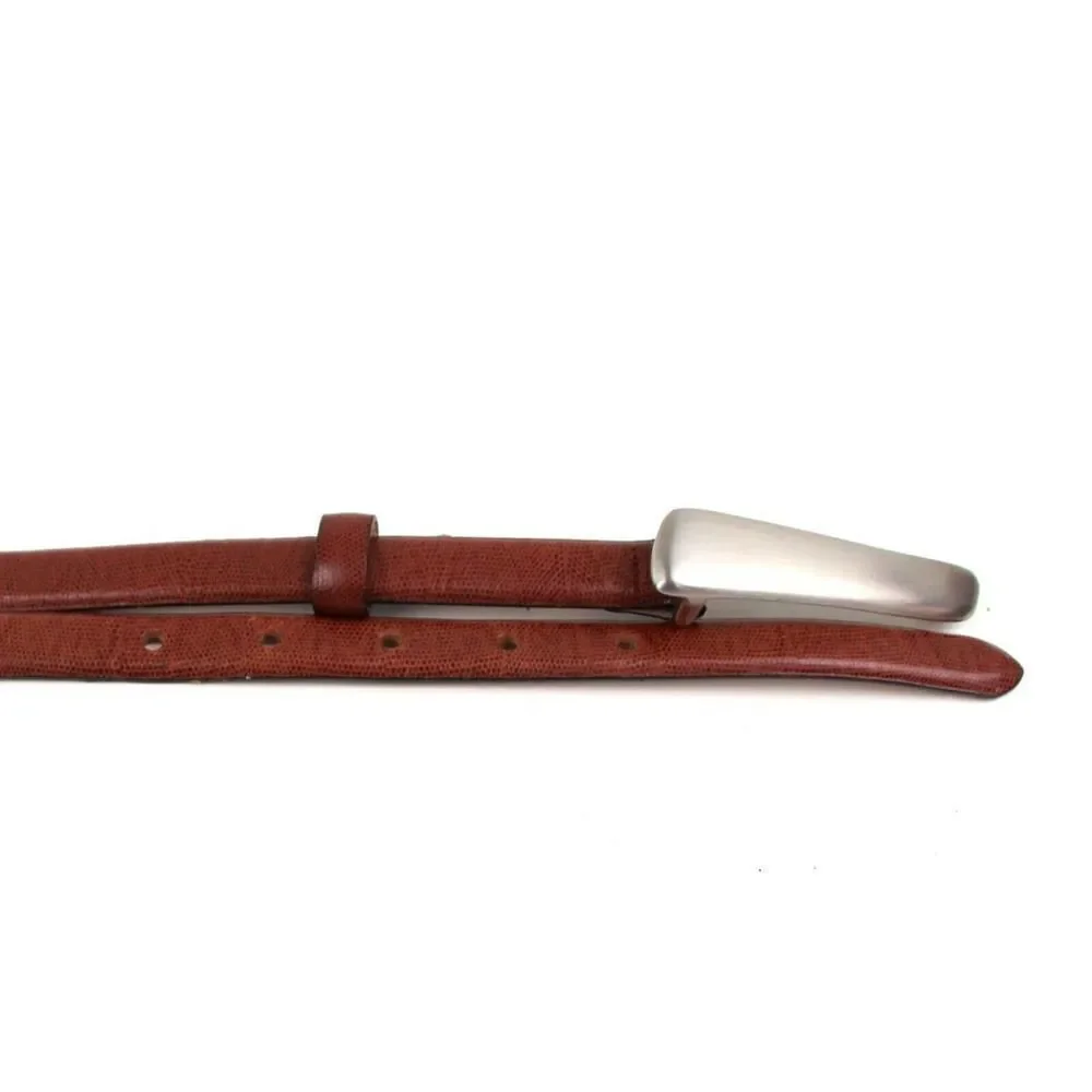 Ann Taylor TAN BROWN PEBBLED GENUINE LEATHER 3/4